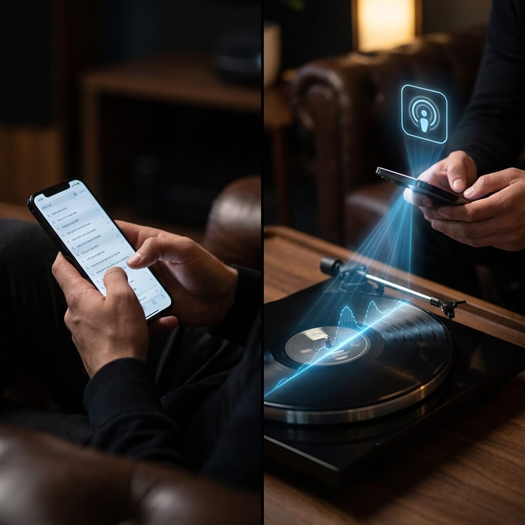 DiscSnap vs. Manual Discogs Search: A Collector's Time Study