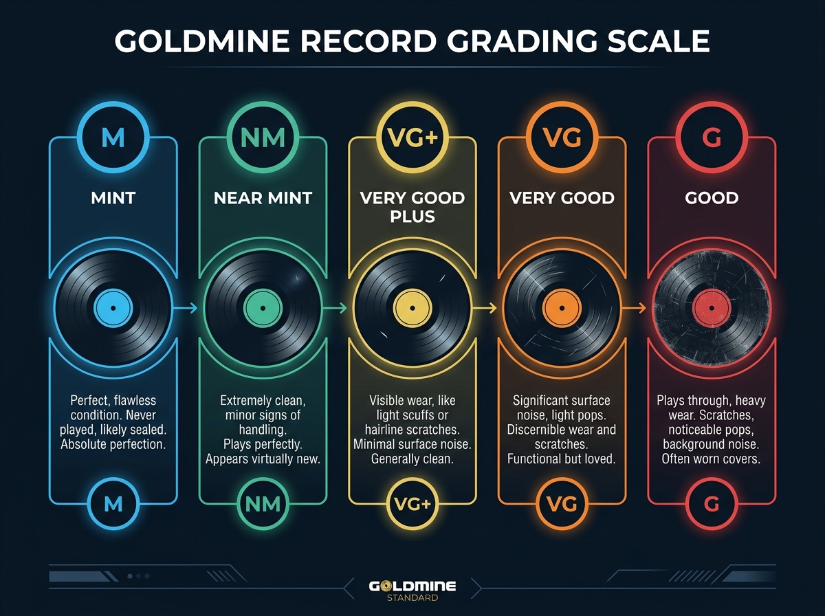 Goldmine Record Grading Scale Diagram